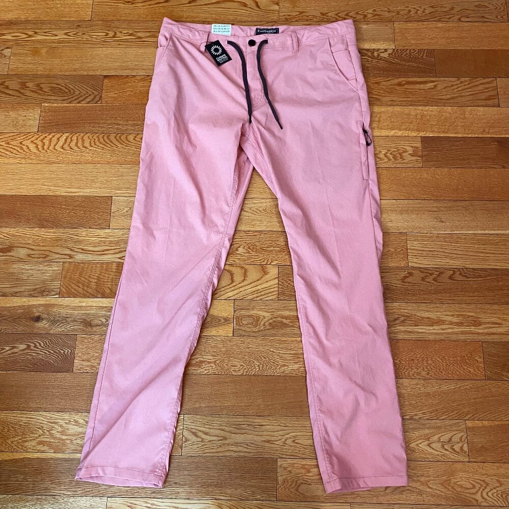 686 Men Everywhere Double Knit Performance Pants Slim Fit 38 x 34 Rosette NWT